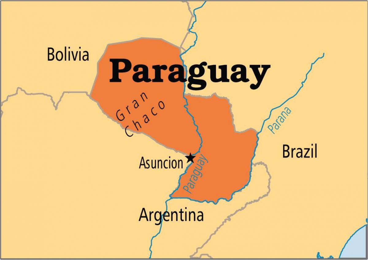 glavni grad Paragvaja karti