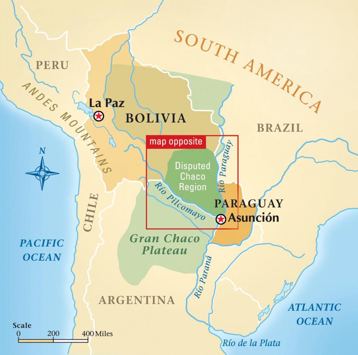 Karta Rio-Paragvaj