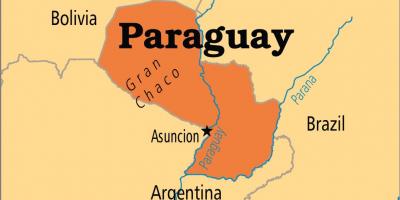 Glavni grad Paragvaja karti